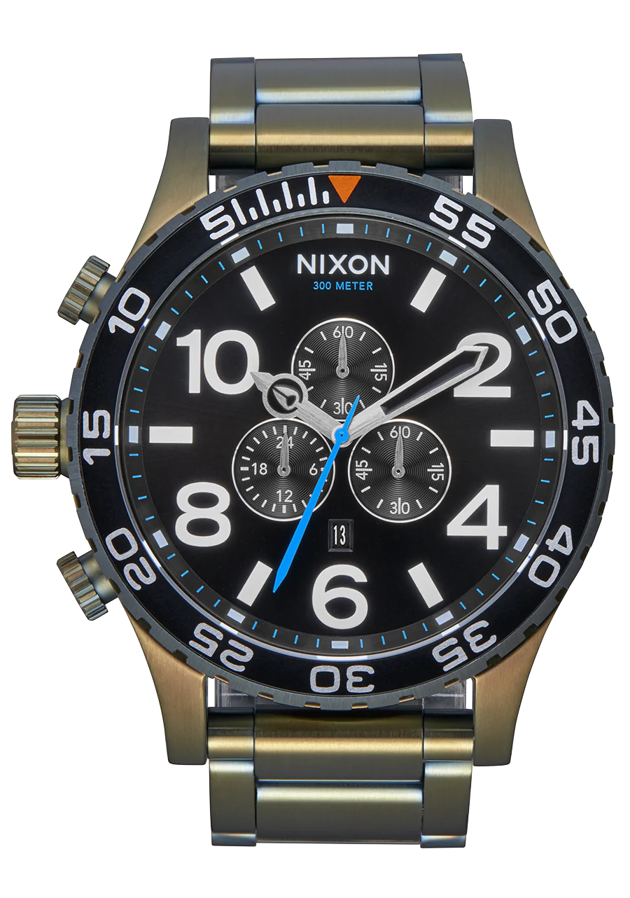 NIXON 51-30 CHRONO OLIVE BLACK - 腕時計(アナログ)