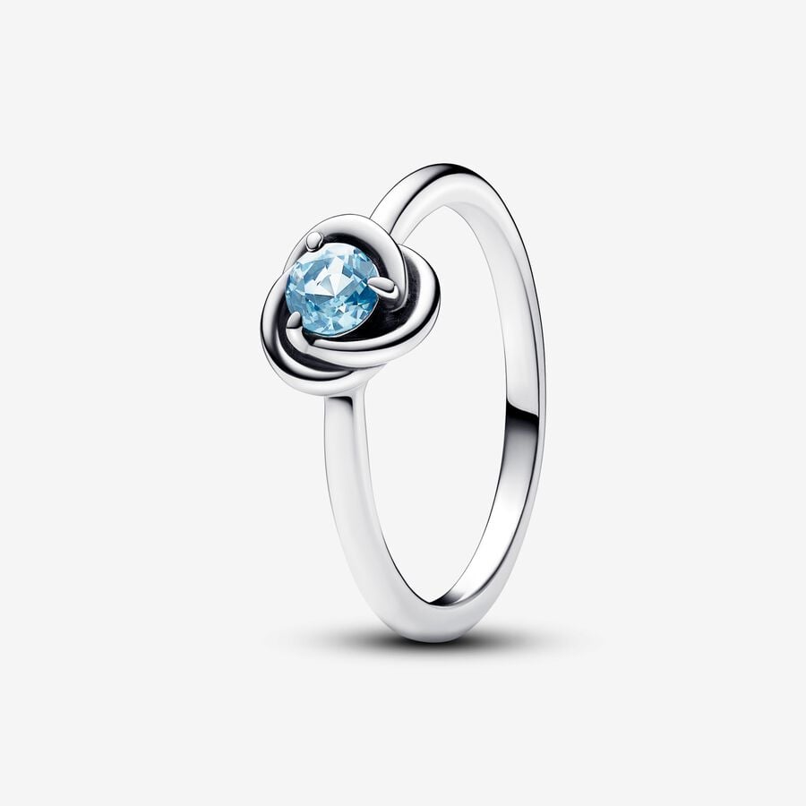 Mars Bague Cercle éternel bleu océan pacifique