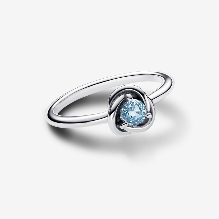 Mars Bague Cercle éternel bleu océan pacifique