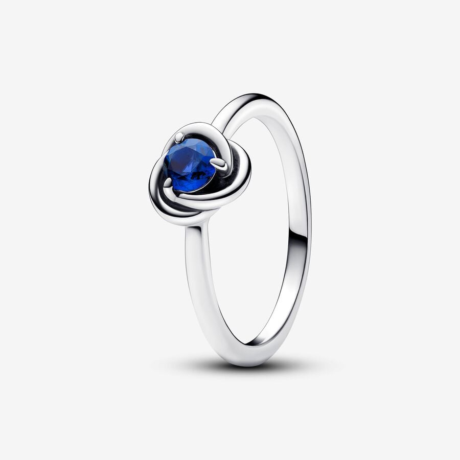 Septembre Bague Cercle éternel en bleu princesse