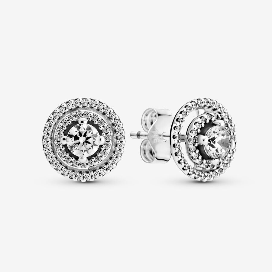 Clous d’oreille Halo double scintillant