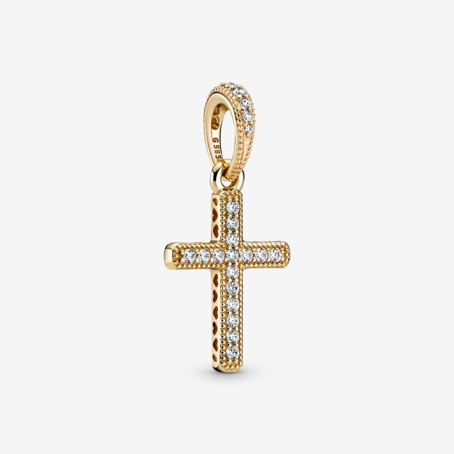 Pendentif Croix scintillante