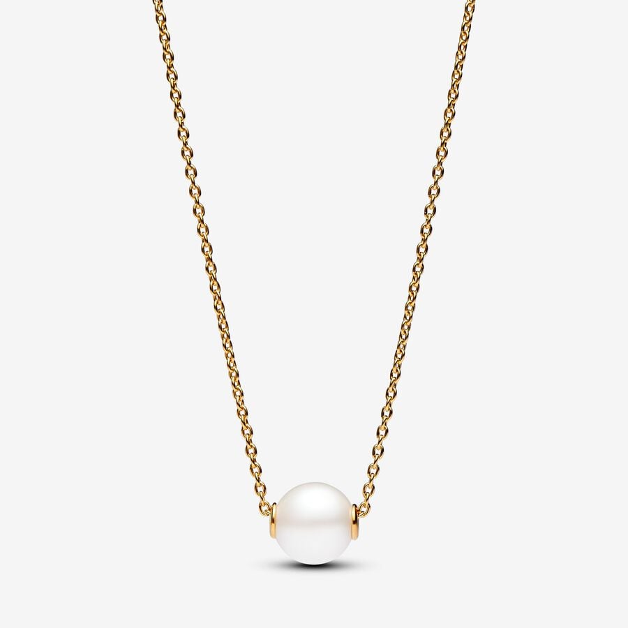 Collier avec perle de culture d’eau douce traitée