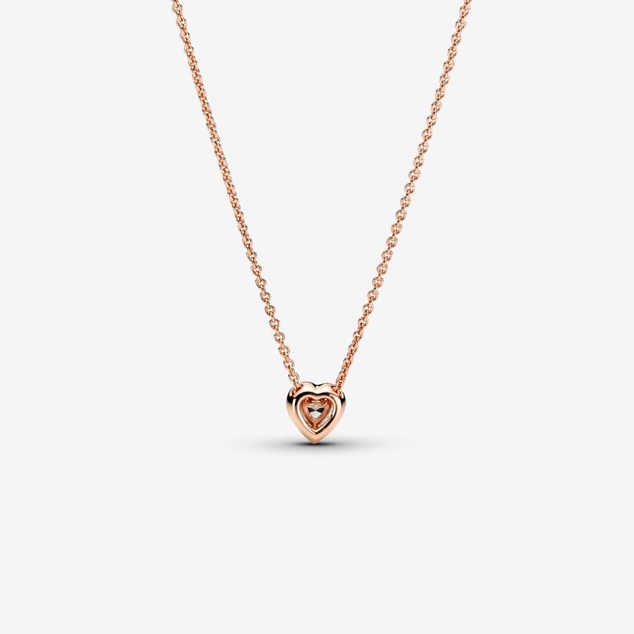 Collier scintillant Cœur