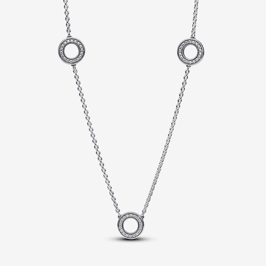 Collier Cercles en pavé