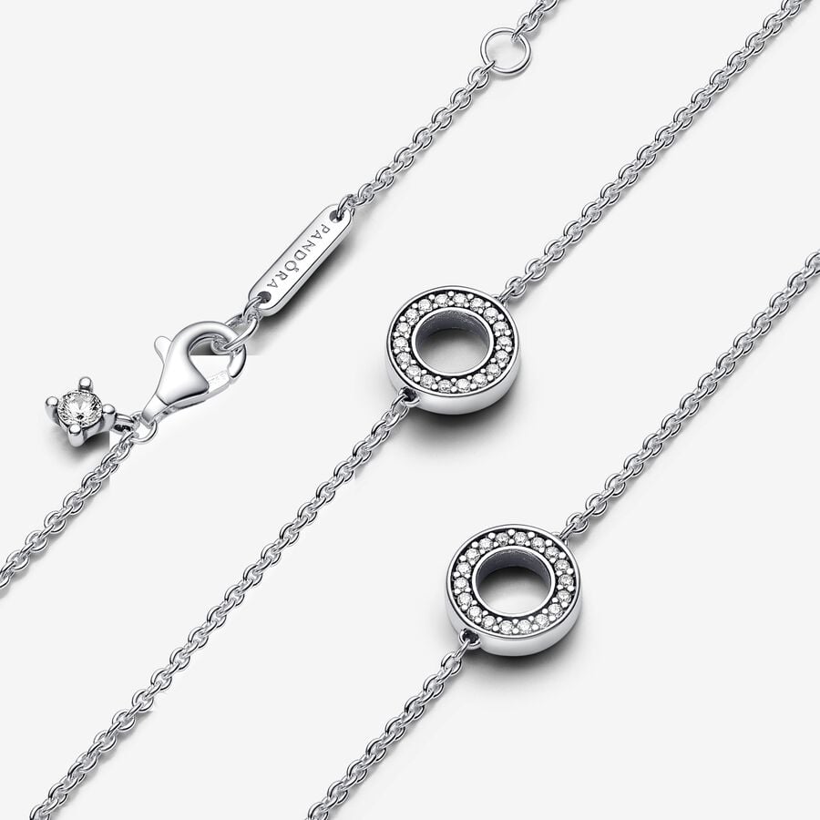 Collier Cercles en pavé