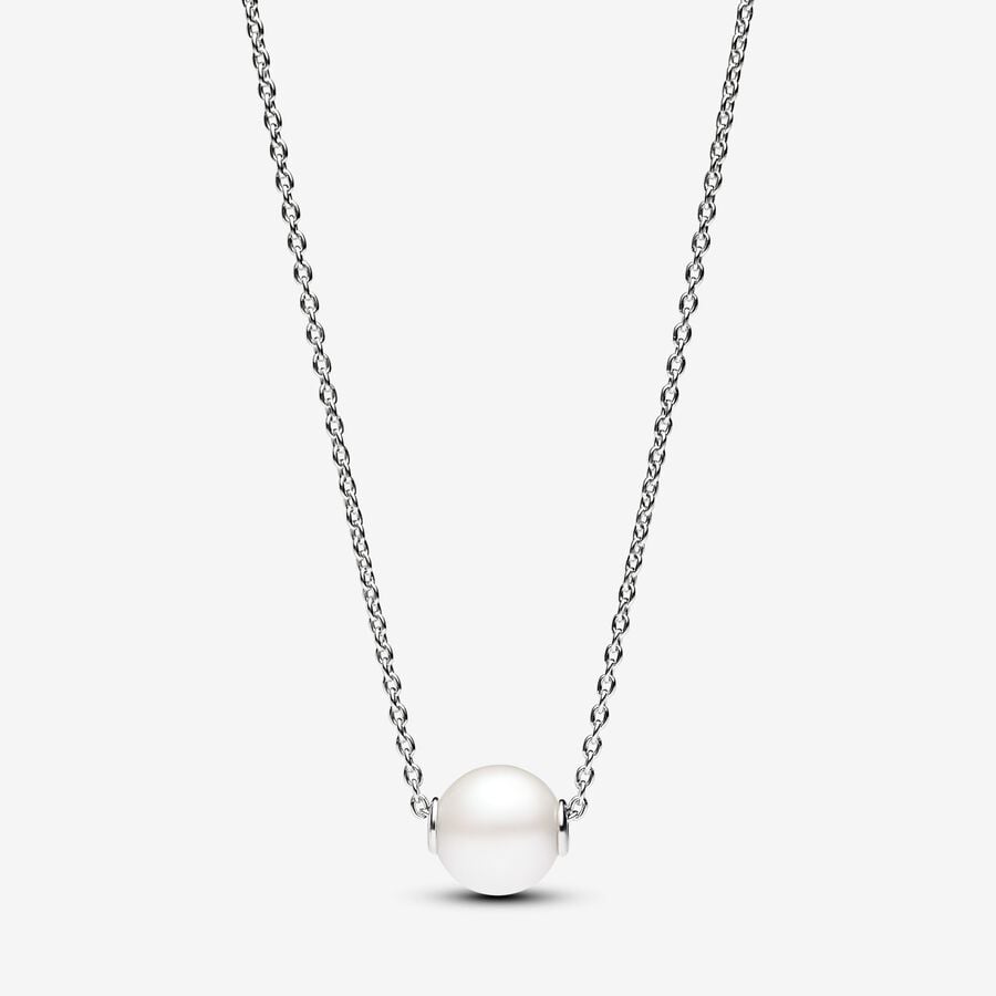 Collier avec perle de culture d’eau douce traitée