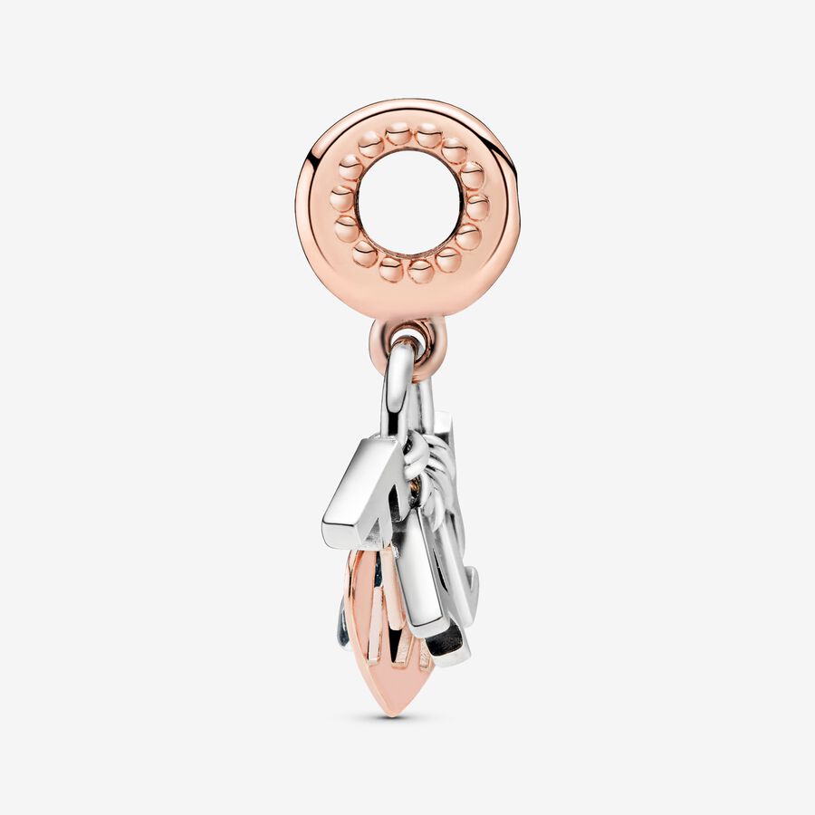 Charm-pendentif Lettres « Family »