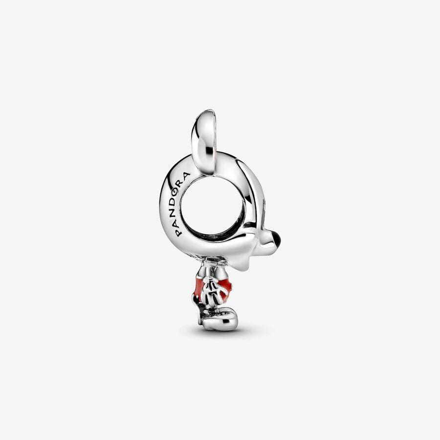 Charm Disney Pantalon rouge de Mickey Mouse