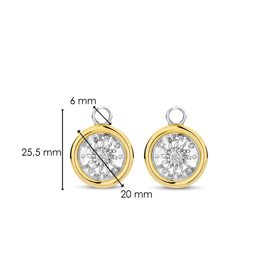 TI SENTO Charms pour les boucles d'oreilles 9276ZY