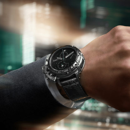 CHIMERA 46MM CHRONO SS NERO 9592