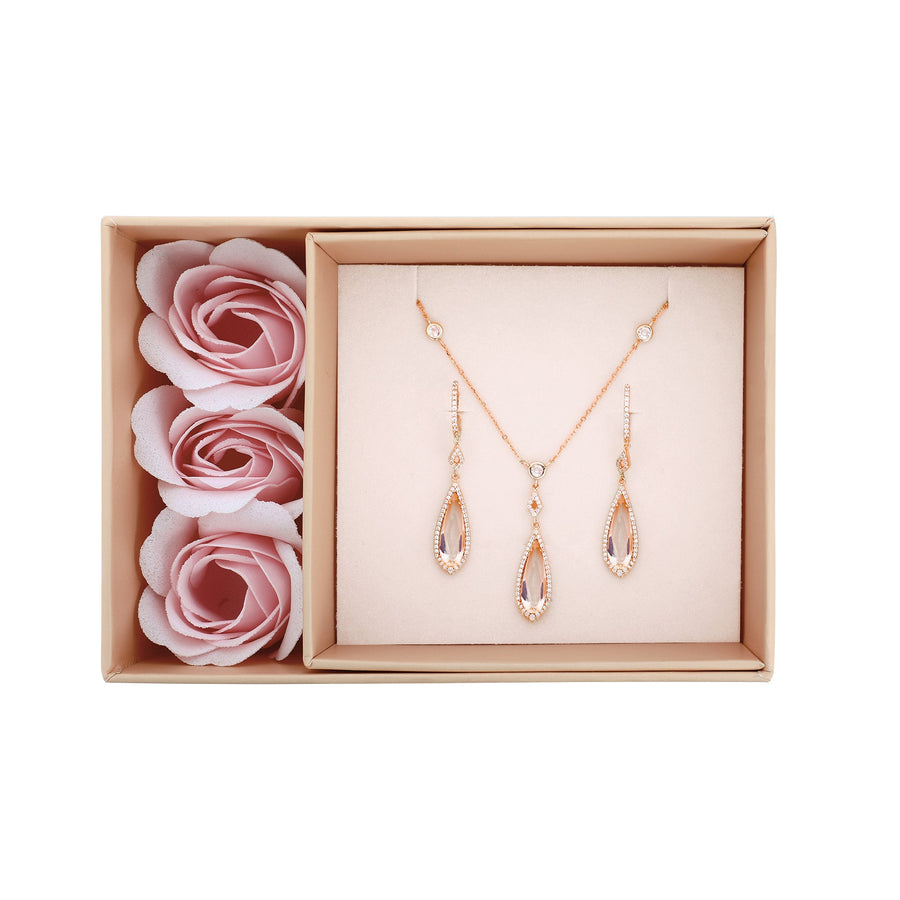 Coffret Morganite Or Rose Mélissa