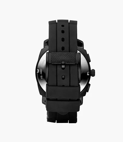 FOSSIL Montre chronographe Machine en silicone noir