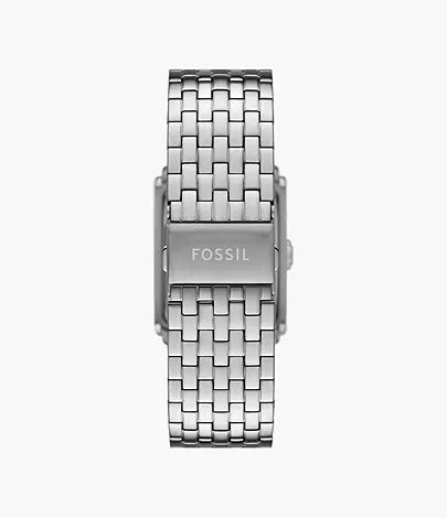 FOSSIL Montre Carraway à trois aiguilles en acier inoxydable