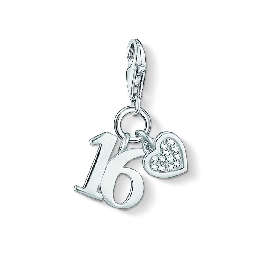 Pendentif Charm Chiffre Porte-Bonheur 16 - VENTE FINALE