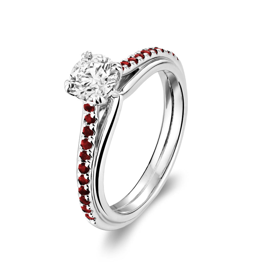 Faith Signature Ruby and Diamond Ring