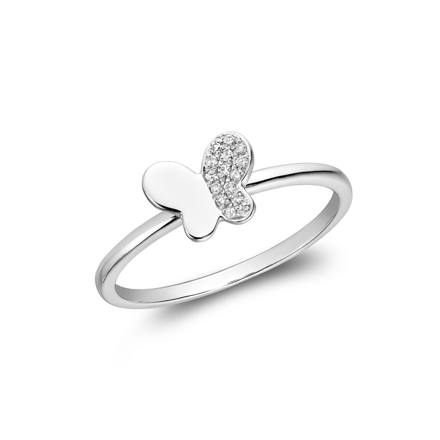 Butterfly Diamond Ring