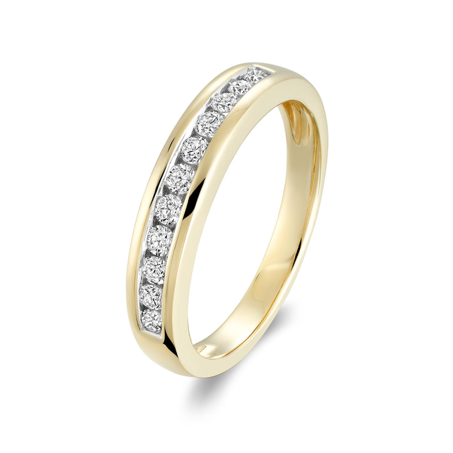 Semi Eternity Channel Set Diamond