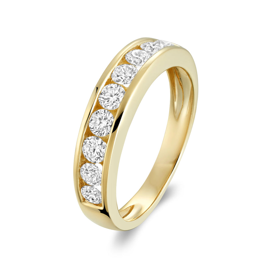 Semi Eternity Channel Set Diamond