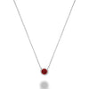 RUBY&DIA NECKLACE - COLLIER DIA&RUBIS