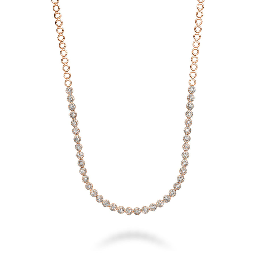 Martini Cup Diamond Necklace