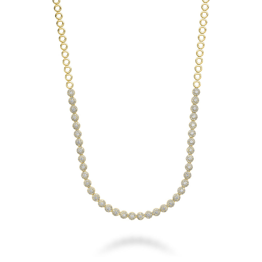 Martini Cup Diamond Necklace