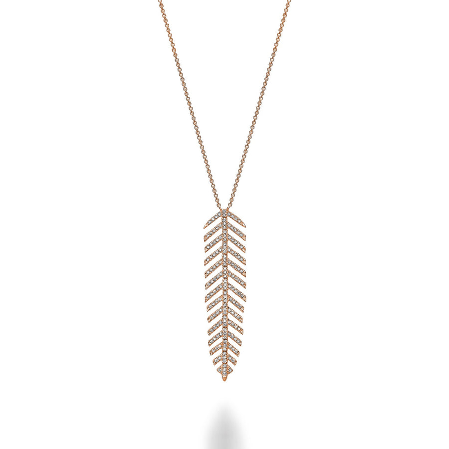 Leaf Diamond Necklace