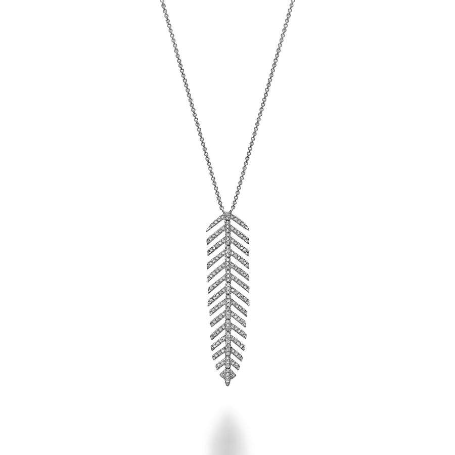 Leaf Diamond Necklace