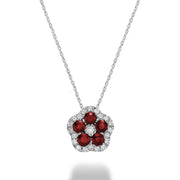 RUBY & DIAMOND PENDANT