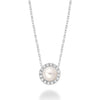 PEARL&DIA PENDANT - PENDENTIF EN DIA&PERLE