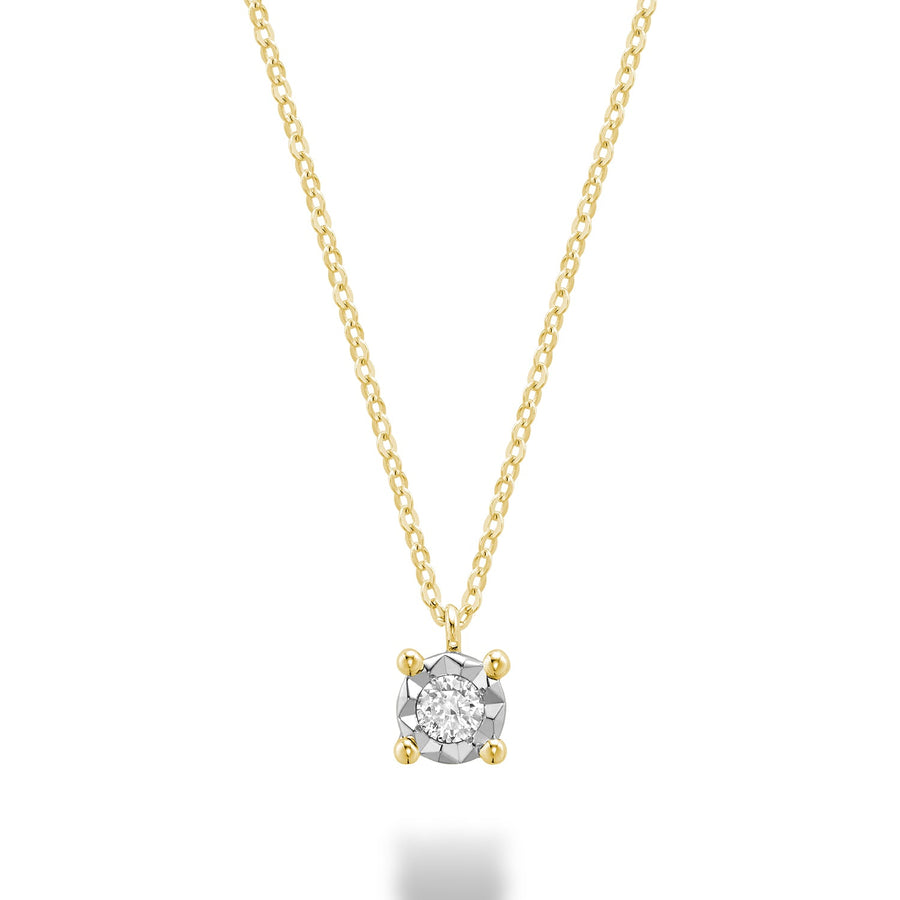 Illusion Diamond Pendant