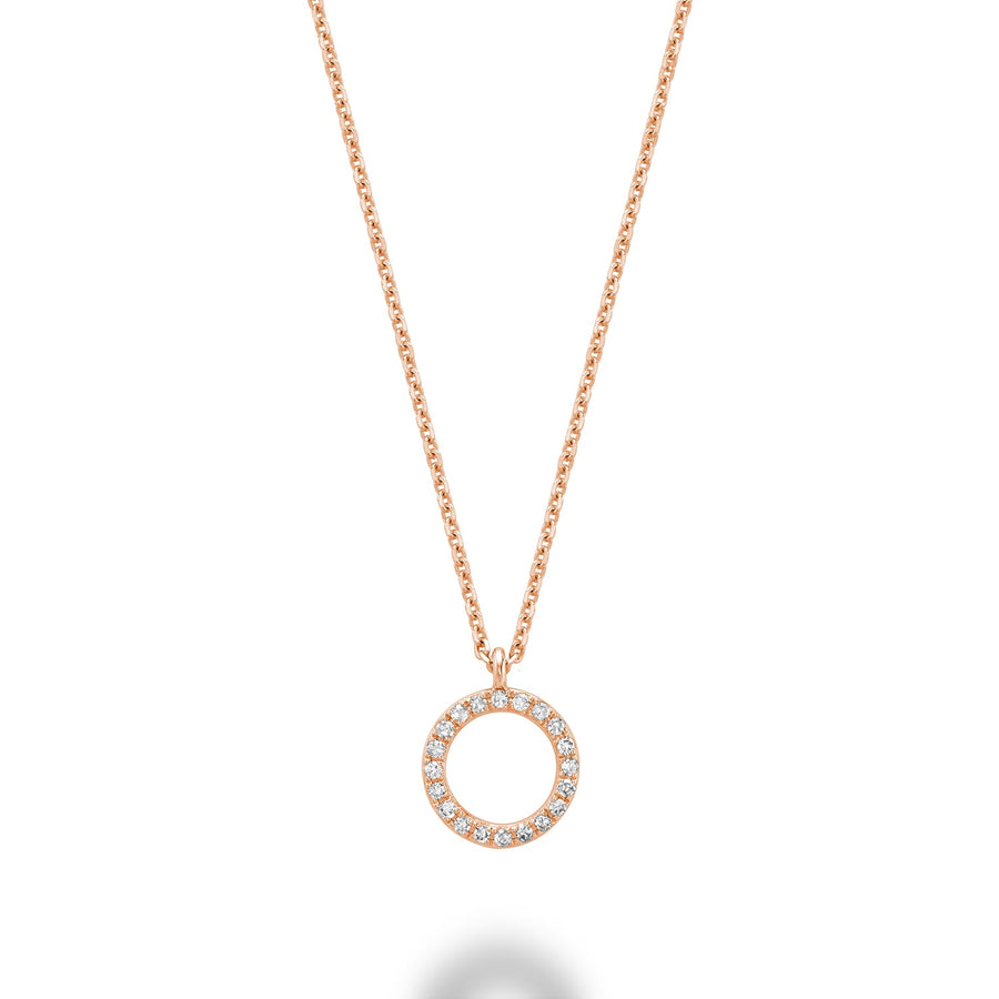 Circle Shape Diamond Pendant