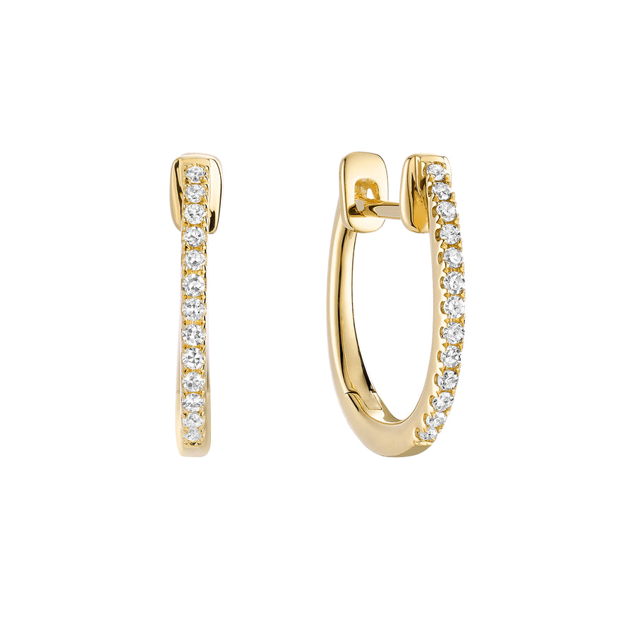 DIAMOND HOOP EARRINGS