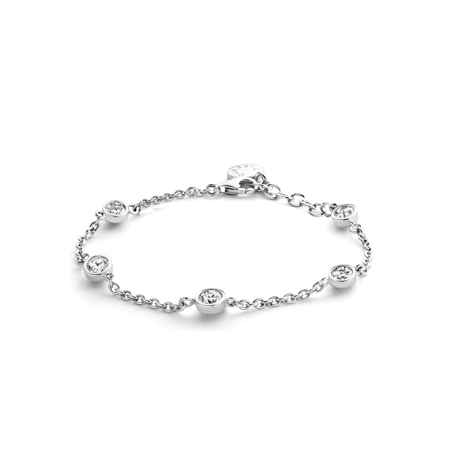 TI SENTO Bracelet à chaine et zircons