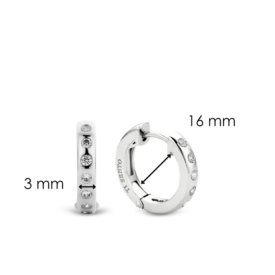 TI SENTO Charms pour les boucles d'oreilles 7762ZI