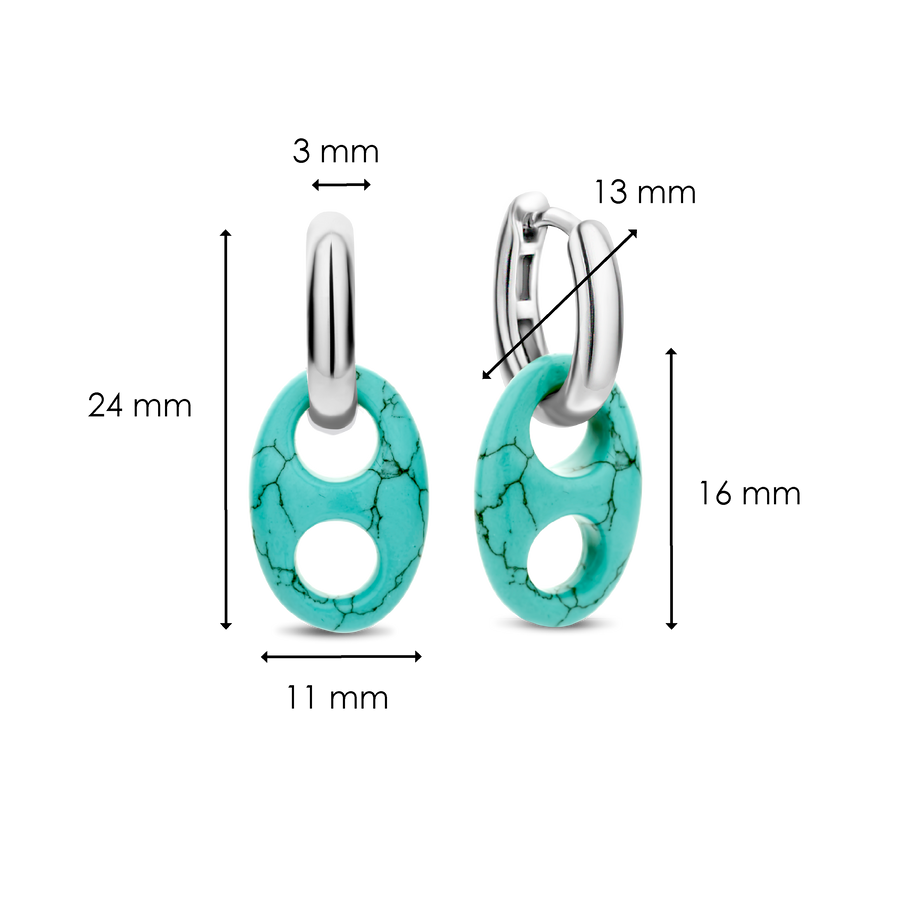 TI SENTO Boucles d'oreilles 7879TQ