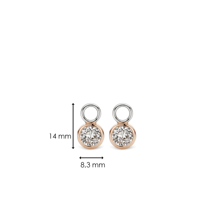 TI SENTO Charms pour les boucles d'oreilles 9180ZR