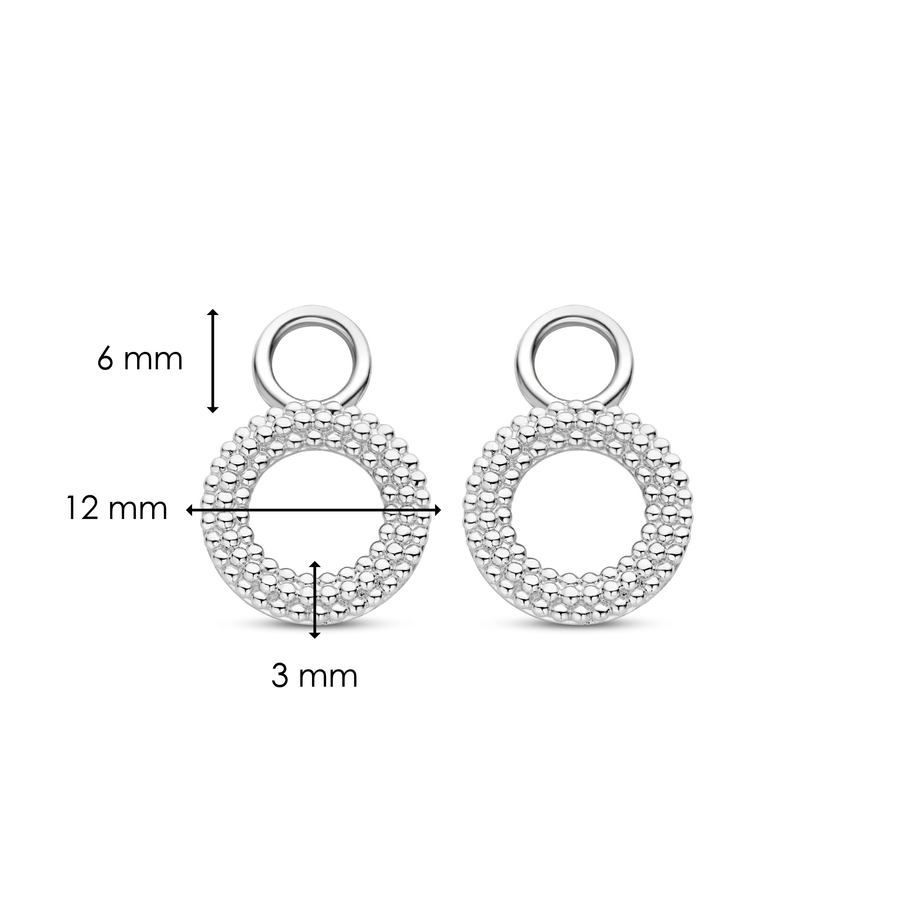 TI SENTO Charms pour les boucles d'oreilles 9254SI