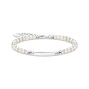 Bracelet perles argent