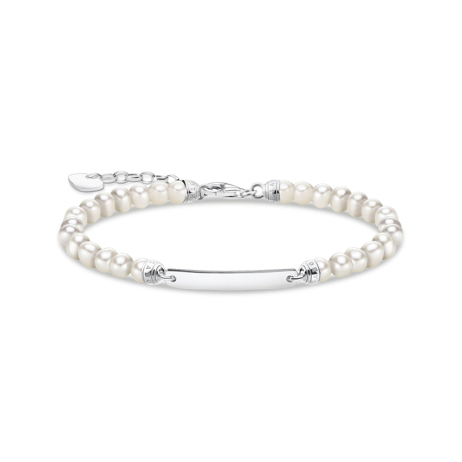 Bracelet perles argent