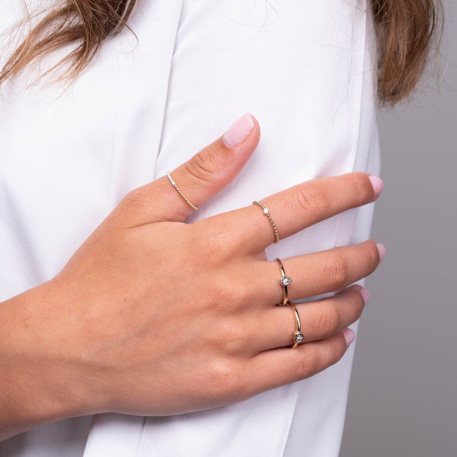 Heart Shaped Illusion Diamond Ring