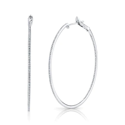 BOUCLE D'OREILLE DIAMANT 0.66CT 14KY