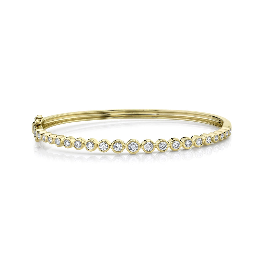 1.07CT DIAMOND BEZEL BANGLE