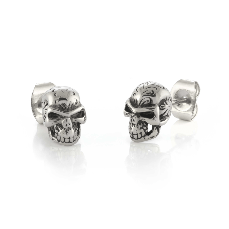 Detailed Skull Earrings