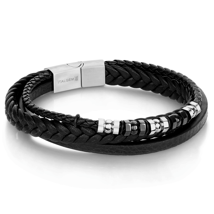 Triple Leather Bracelet