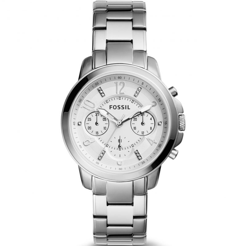 FOSSIL Montre Gwynn chronograph acier inoxydable